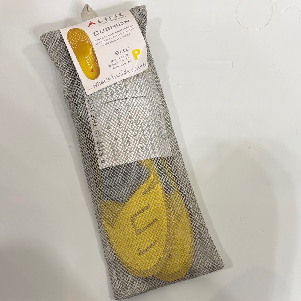 A-Line Yellow Cushion Insoles